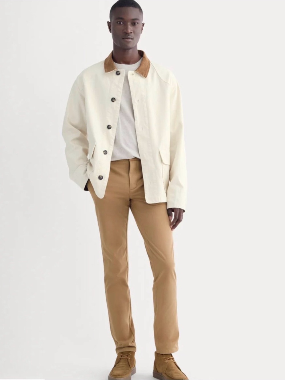 Everlane Uniform Performance Chino Slim  36x30 Toasted Coconut business casual